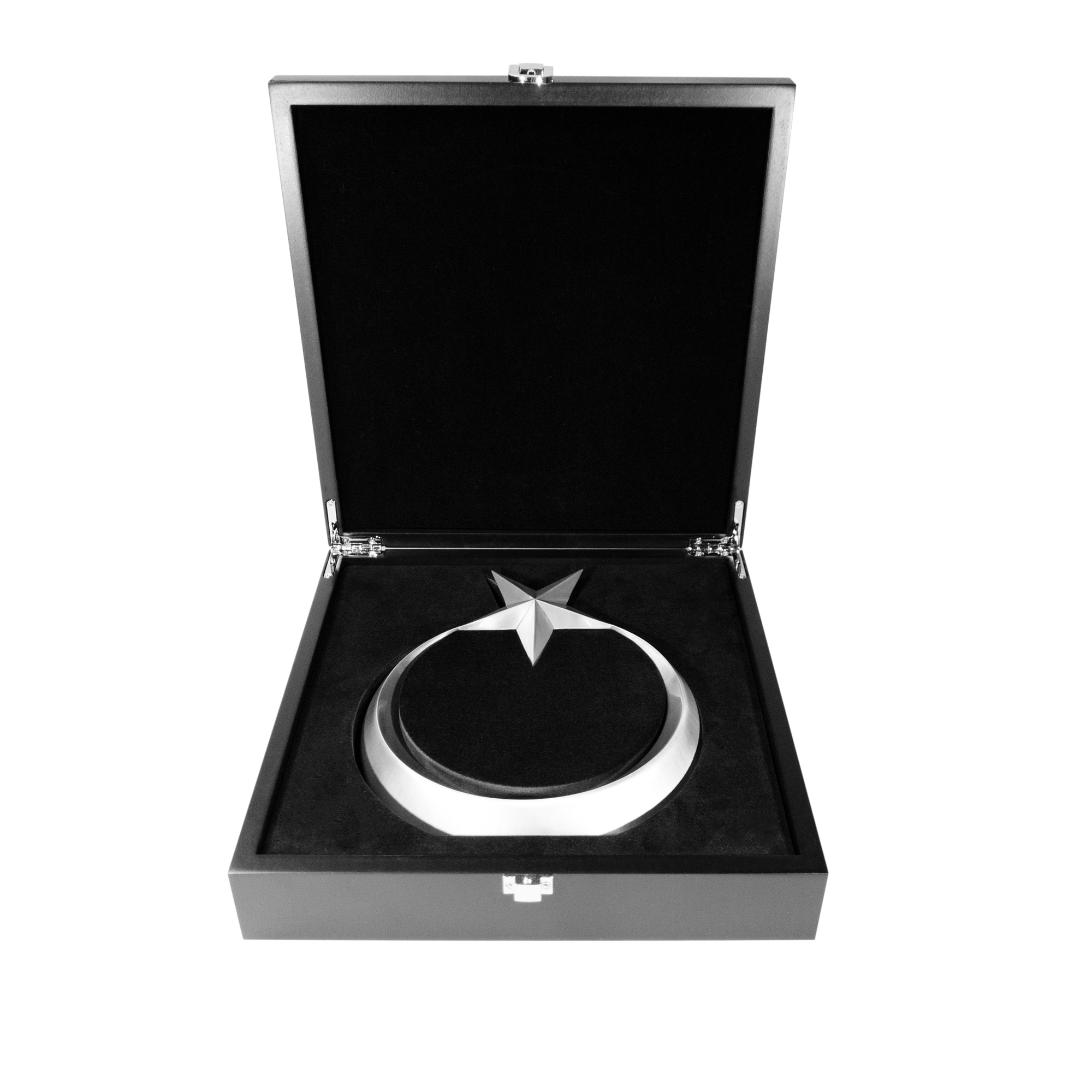 Ay Yıldız Metal Biblo Ahşap Kutulu 4